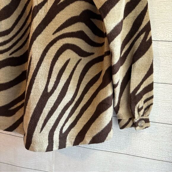 Princess Polly Yasmin Zebra Shacket Animal Print Jacket Size XS/S - Picture 15 of 15